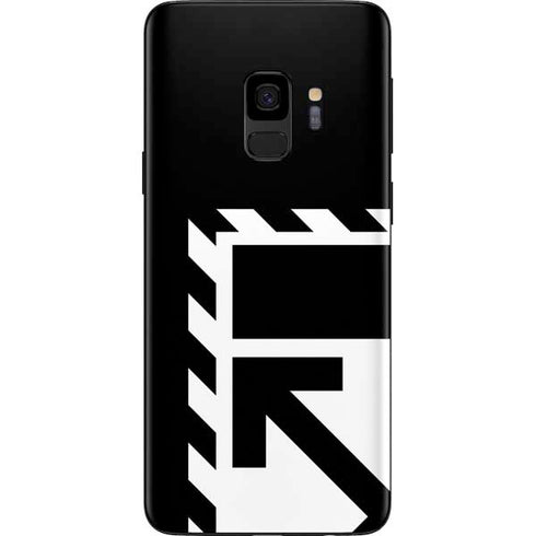 Black and White Geometric Shapes Galaxy S9 Skin