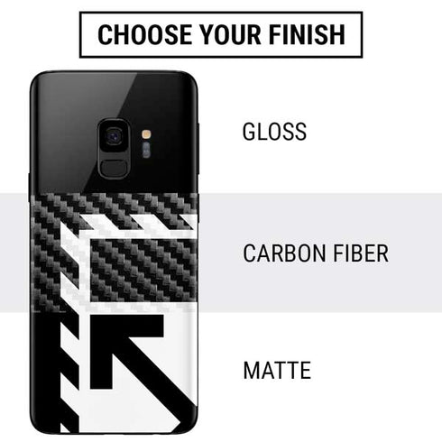 Black and White Geometric Shapes Galaxy S9 Skin