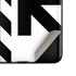 Black and White Geometric Shapes Galaxy Z Flip Skin