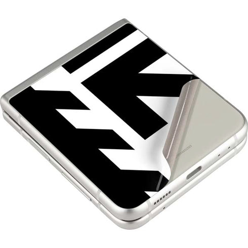 Black and White Geometric Shapes Galaxy Z Flip3 5G Skin