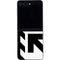 Black and White Geometric Shapes Galaxy Z Flip5 5G Skin
