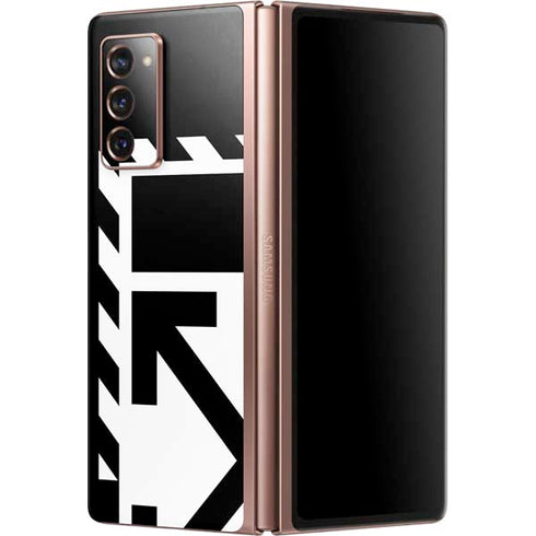 Black and White Geometric Shapes Galaxy Z Fold2 5G Skin