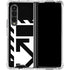 Black and White Geometric Shapes Galaxy Z Fold4 5G Clear Case