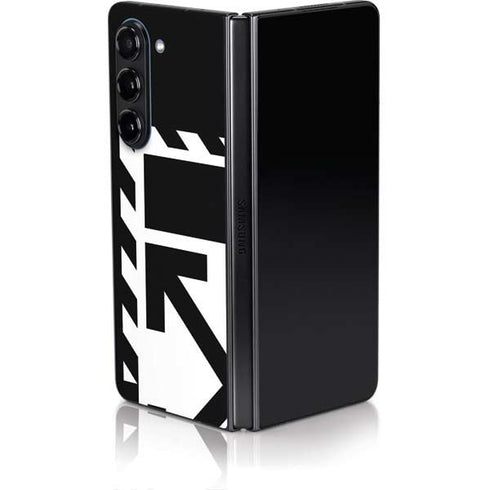 Black and White Geometric Shapes Galaxy Z Fold5 5G Skin