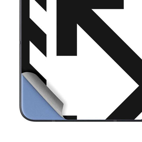 Black and White Geometric Shapes Galaxy Z Fold5 5G Skin
