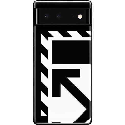 Black and White Geometric Shapes Google Pixel 6 Skin