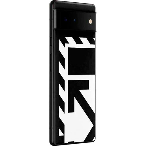 Black and White Geometric Shapes Google Pixel 6 Skin