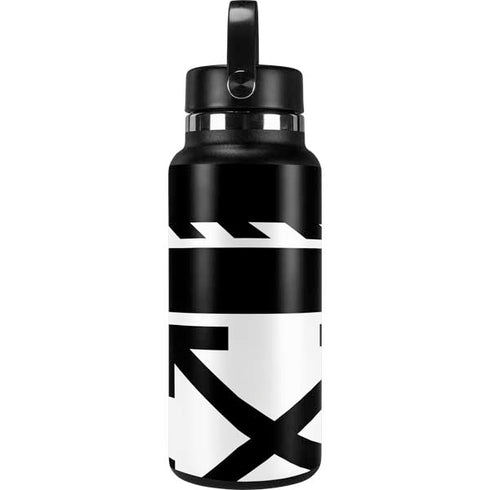 Black and White Geometric Shapes Hydro Flask 32oz Wide Mouth Skin