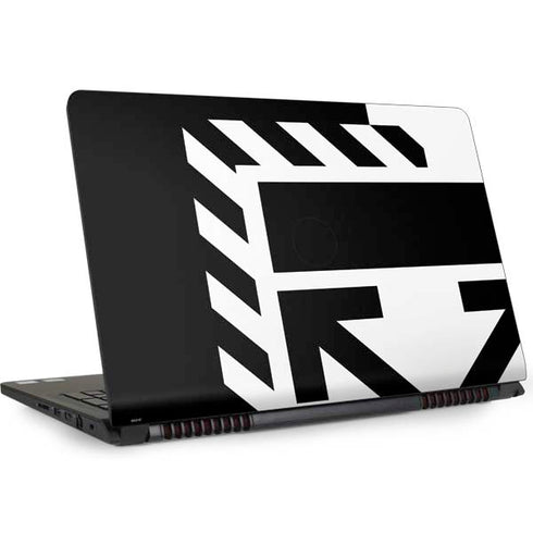 Black and White Geometric Shapes Dell Inspiron Skin