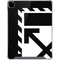 Black and White Geometric Shapes iPad Pro 12.9in (2020) Clear Case