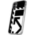 Black and White Geometric Shapes iPhone 11 Clear Case