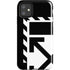 Black and White Geometric Shapes iPhone 11 Impact Case