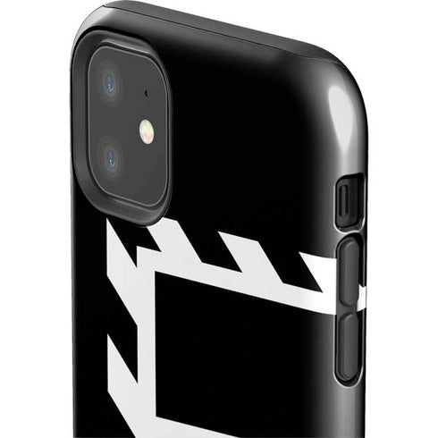 Black and White Geometric Shapes iPhone 11 Impact Case