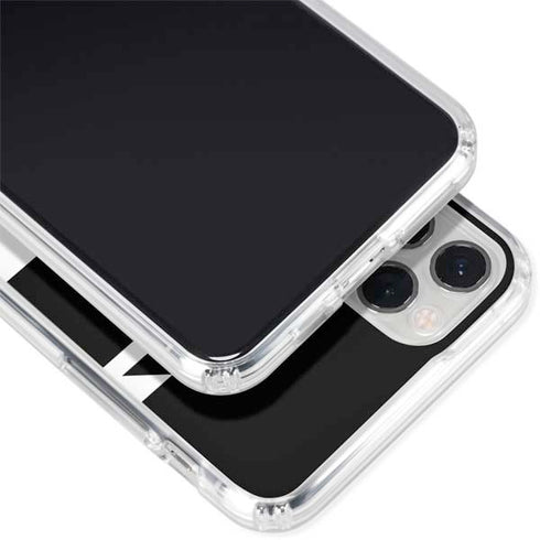 Black and White Geometric Shapes iPhone 11 Pro Clear Case
