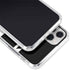 Black and White Geometric Shapes iPhone 11 Pro Clear Case