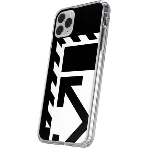 Black and White Geometric Shapes iPhone 11 Pro Clear Case