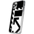 Black and White Geometric Shapes iPhone 11 Pro Clear Case