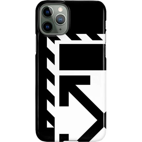 Black and White Geometric Shapes iPhone 11 Pro Lite Case