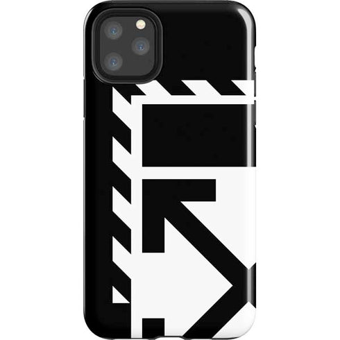 Black and White Geometric Shapes iPhone 11 Pro Max Impact Case