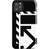 Black and White Geometric Shapes iPhone 11 Pro Max Impact Case