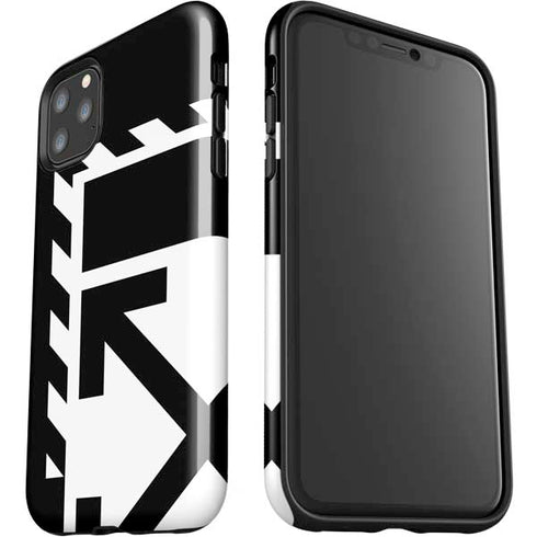 Black and White Geometric Shapes iPhone 11 Pro Max Impact Case