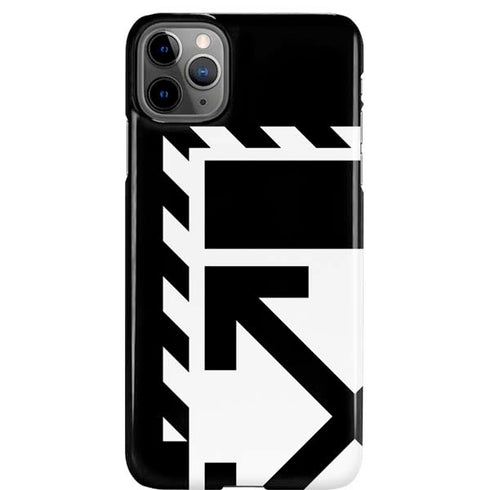 Black and White Geometric Shapes iPhone 11 Pro Max Lite Case
