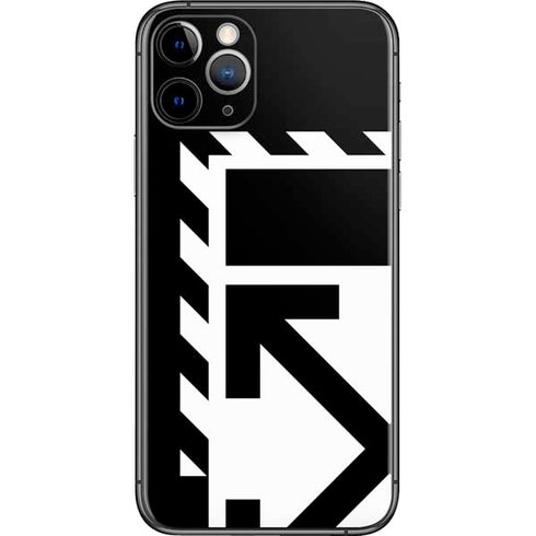 Black and White Geometric Shapes iPhone 11 Pro Skin