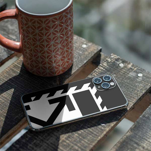 Black and White Geometric Shapes iPhone 11 Pro Skin