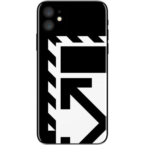 Black and White Geometric Shapes iPhone 11 Skin