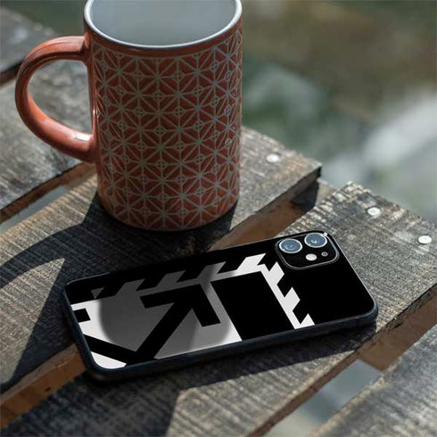 Black and White Geometric Shapes iPhone 11 Skin