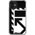 Black and White Geometric Shapes iPhone 12 Clear Case