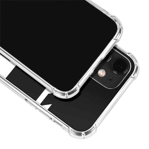 Black and White Geometric Shapes iPhone 12 Clear Case