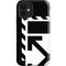 Black and White Geometric Shapes iPhone 12 Impact Case