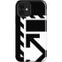 Black and White Geometric Shapes iPhone 12 Impact Case
