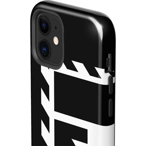 Black and White Geometric Shapes iPhone 12 Impact Case