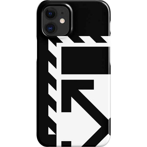 Black and White Geometric Shapes iPhone 12 Mini Lite Case