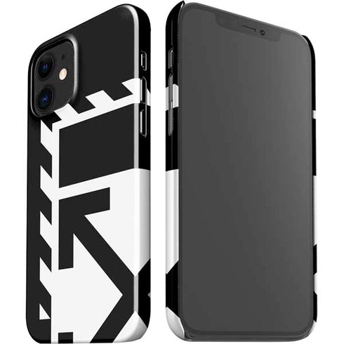 Black and White Geometric Shapes iPhone 12 Mini Lite Case