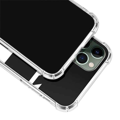 Black and White Geometric Shapes iPhone 12 Pro Clear Case