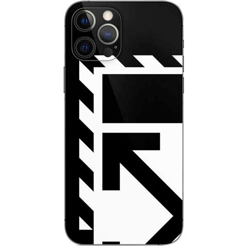Black and White Geometric Shapes iPhone 12 Pro Skin