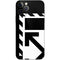 Black and White Geometric Shapes iPhone 12 Pro Skin