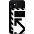 Black and White Geometric Shapes iPhone 12 Skin
