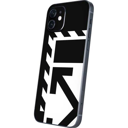 Black and White Geometric Shapes iPhone 12 Skin