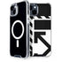Black and White Geometric Shapes iPhone 13 MagSafe Case