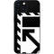 Black and White Geometric Shapes iPhone 13 Mini Skin