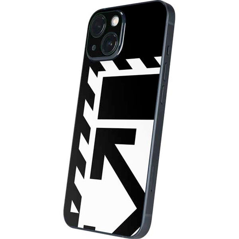 Black and White Geometric Shapes iPhone 13 Mini Skin