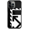 Black and White Geometric Shapes iPhone 13 Pro Cargo Case