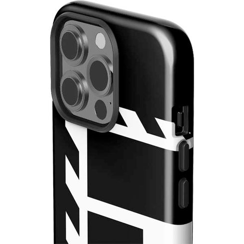 Black and White Geometric Shapes iPhone 13 Pro Impact Case