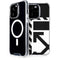 Black and White Geometric Shapes iPhone 13 Pro MagSafe Case