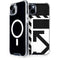 Black and White Geometric Shapes iPhone 14 MagSafe Case