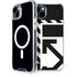 Black and White Geometric Shapes iPhone 14 MagSafe Case